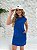VESTIDO ALGODÃO COM BOLSO AZUL BIC - Imagem 1