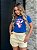 TSHIRT FEMININA ALGODÃO ANGEL / AZUL ROYAL - Imagem 2