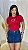 TSHIRT FEMININA ALGODÃO FÉ / VERMELHA - Imagem 2