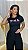 TSHIRT FEMININA ALGODÃO CORAÇÃO XADREZ / PRETA - Imagem 2