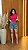 TSHIRT FEMININA ALGODÃO MUSCLE TEE PINK - Imagem 2