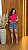 TSHIRT FEMININA ALGODÃO MUSCLE TEE PINK - Imagem 3