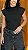 TSHIRT FEMININA ALGODÃO MUSCLE TEE PRETA - Imagem 3