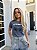 TSHIRT FEMININA ALGODÃO  TIGER STRASS / CHUMBO - Imagem 2