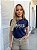 TSHIRT FEMININA ALGODÃO PARIS ONCINHA  / AZUL MARINHO - Imagem 2