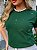 TSHIRT FEMININA ALGODÃO LUXO PEROLAS TOTAL / VERDE  MILITAR - Imagem 1