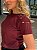 TSHIRT FEMININA ALGODÃO LUXO CORRENTINHA / MARSALA - Imagem 1