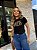 TSHIRT FEMININA ALGODÃO BORN WILD ONCINHA / PRETA - Imagem 2