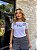 TSHIRT FEMININA ALGODÃO TIGRE STRASS / BRANCA - Imagem 2