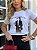 TSHIRT FEMININA ALGODÃO MULHER COM CAFÉ / BRANCA - Imagem 1