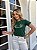 TSHIRT FEMININA ALGODÃO BORDADA AMOR / VERDE MUSGO - Imagem 3