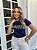 TSHIRT FEMININA ALGODÃO PARIS / AZUL MARINHO - Imagem 2