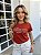 TSHIRT FEMININA ALGODÃO CHOCOLATE STRASS / TERRA COTA - Imagem 3