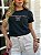 TSHIRT FEMININA ALGODÃO ABSOLUT LAÇO / PRETA - Imagem 1