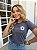 TSHIRT FEMININA ALGODÃO SEMPRE FOI DEU / CHUMBO - Imagem 3