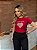 TSHIRT FEMININA ALGODÃO CORAÇÃO PONTOS DE LUZ / VERMELHO - Imagem 2
