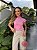 TSHIRT FEMININA ALGODÃO MUSCLE TEE CANDY ROSA BEBÊ - Imagem 2