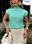TSHIRT FEMININA ALGODÃO MUSCLE TEE CANDY VERDE AGUA - Imagem 1