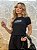 TSHIRT FEMININA ALGODÃO CHIC COM STRASS / PRETA - Imagem 2