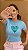 TSHIRT FEMININA ALGODÃO CANDY CORAÇÃO LANTEJOULA / AZUL - Imagem 2