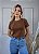 TSHIRT FEMININA ALGODÃO LISA CHOCOLATE - Imagem 2