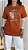 MAX TSHIRT FEMININA  ALGODÃO ONÇA METADE STRASS/ TERRA COTA - Imagem 2
