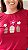 TSHIRT PLUS SIZE FEMININA 3 FLORZINHAS JARRO / VERMELHA - Imagem 3