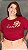 TSHIRT PLUS SIZE FEMININA LOVE APLICAÇÃO / VERMELHA - Imagem 3