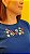 TSHIRT PLUS SIZE FEMININA BORDADO NA GOLA / AZUL BIC - Imagem 3