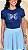 TSHIRT FEMININA ALGODÃO BORBOLETA PONTOS DE LUZ / AZUL MARINHO - Imagem 2