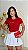 TSHIRT FEMININA ALGODÃO SEJA GRATO POR TUDO / VERMELHA - Imagem 2