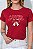 TSHIRT FEMININA ALGODÃO LOVED LAÇO / VERMELHO - Imagem 1