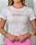 TSHIRT FEMININA ALGODÃO GRATIDÃO / PINK - Imagem 1