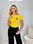 TSHIRT FEMININA ALGODÃO BRASIL BRASÃO / AMARELA - Imagem 3
