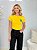TSHIRT FEMININA ALGODÃO BRASIL BRASÃO / AMARELA - Imagem 2
