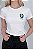 TSHIRT FEMININA ALGODÃO BRASIL BRASÃO / BRANCA - Imagem 1