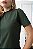 TSHIRT FEMININA ALGODÃO GOLA ALTA VERDE MILITAR - Imagem 2