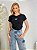 TSHIRT FEMININA ALGODÃO PARIS / PRETA - Imagem 3