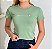 TSHIRT FEMININA ALGODÃO BEM ME QUERO / VERDE MENTA - Imagem 1