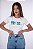 TSHIRT FEMININA ALGODÃO BRASIL APLICAÇÃO SEDA / BRANCA - Imagem 2