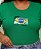 TSHIRT PLUS SIZE FEMININA BRASIL BANDEIRA BORDADO / VERDE BANDEIRA - Imagem 3