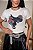 TSHIRT FEMININA ALGODÃO COUNTRY CELA FLORES / OFFWHITE - Imagem 1
