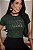TSHIRT FEMININA ALGODÃO COUNTRY GIRLS ALTO RELEVO / VERDE MILITAR - Imagem 1