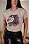 TSHIRT FEMININA ALGODÃO COUNTRY CAVALO COLORIDO / NUDE - Imagem 1