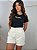 TSHIRT FEMININA ALGODÃO BORDADA BRASIL 5 ESTRELAS / PRETA - Imagem 2