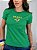 TSHIRT FEMININA ALGODÃO BORDADA BRASIL MAPA / VERDE BANDEIRA - Imagem 1