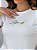TSHIRT FEMININA ALGODÃO BORDADA BRASIL COLORIDO / BRANCA - Imagem 2