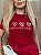 TSHIRT FEMININA ALGODÃO 3 CORAÇOES PEROLAS / VERMELHA - Imagem 1