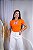 TSHIRT FEMININA ALGODÃO BORBOLETA APLICAÇÃO / LARANJADA - Imagem 2