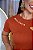 TSHIRT FEMININA ALGODÃO RESILIENCIA BORBOLETA / TERRA COTA - Imagem 2